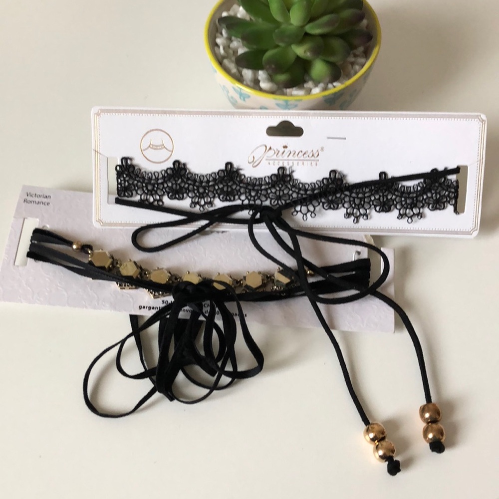 Black and gold Choker bundle
